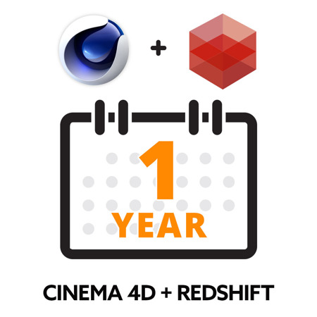Maxon Cinema 4D Subscription + Redshift Subscription 1 Year